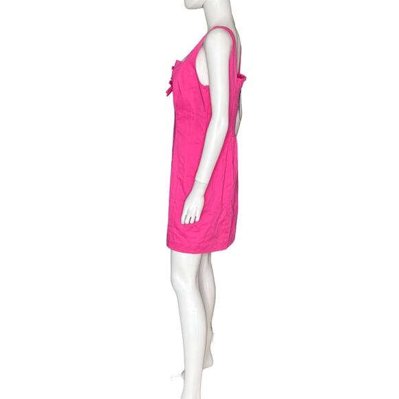 Adrianna by Adrianna Papell Women's Bow-Trim Sheath Dress Magenta Sz 10 NWT - Picture 4 of 9